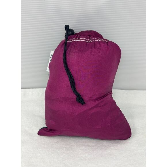 OuterEQ Portable Parachute Hammock Nylon Fabric Travel Camping Backpack Single - Picture 4 of 4